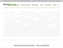 Tablet Screenshot of mobiler-messestand.info